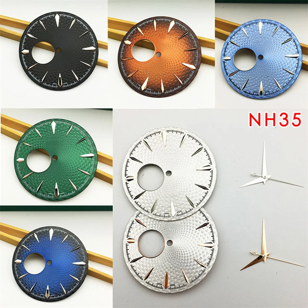 Fashion Modified Dial for 4R35B/4R38 Movement 35mm Watch Dial With Hands Watch Accessories