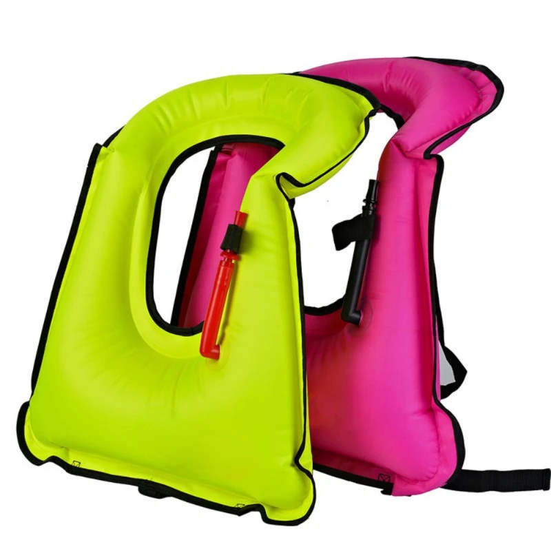 

2022 New Men Women Snorkel Vest,Adults Portable Life Jacket Inflatable Swim Vest Buoyancy Aid Swim Jackets