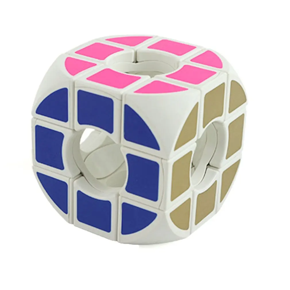 Magic Cube Arc Hollow Cube Black Base Magic Cube Puzzles Development Intelligence Special Toys Brain Teaser Gift Box