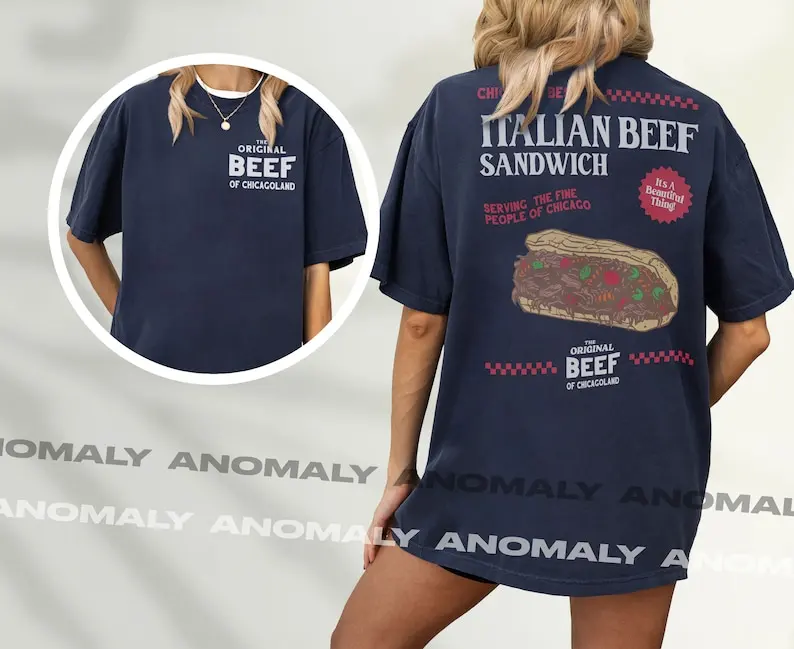 Футболка The Bear Show футболка унисекс сзади в стиле ретро Джереми Аллен белая