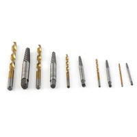 left hand drill bit set steel handed stud remover screw extractor reverse steel material high strength and hardness home tools