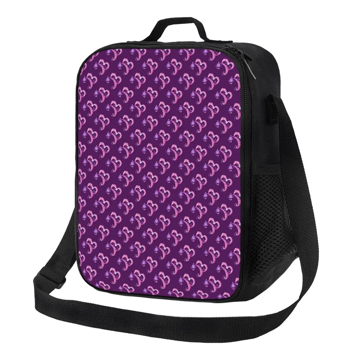 

Letter B Print Lunch Bag For Girls Abstract Art Lunch Box Cute Office Cooler Bag Convenient Oxford Thermal Tote Handbags