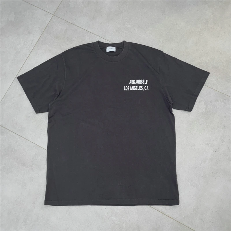 Футболка ASKYURSELF с надписью Калифорния для мужчин и женщин Свободный Топ коротким