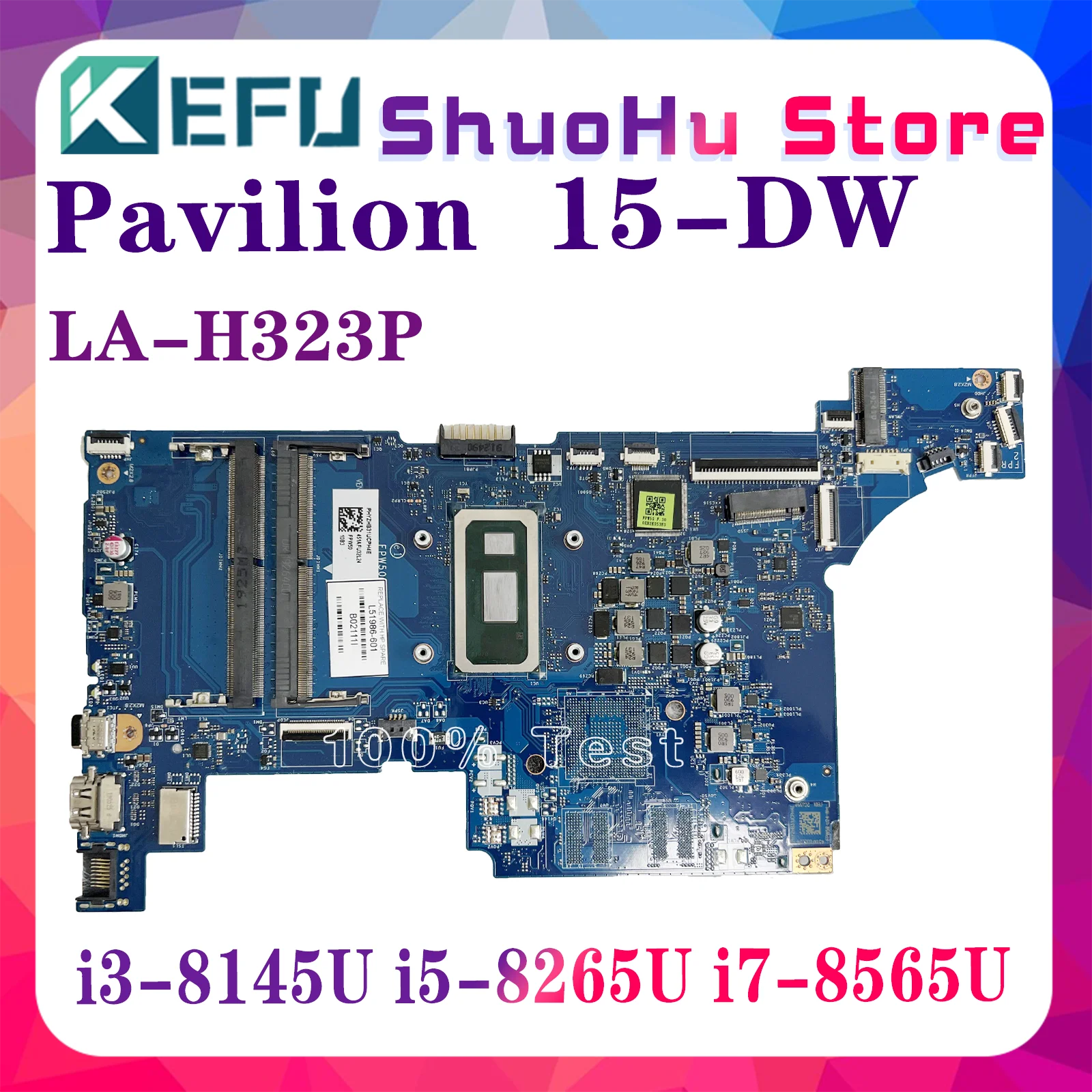

Материнская плата KEFU для ноутбука HP 15-DW 15S-DY 15S-DU 15SR-DR