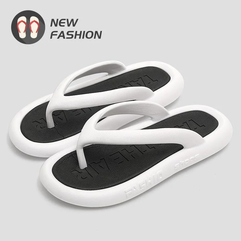 

Summer New Men Slippers Shoes Style Soft Sole Casual Anti-Slip Couple Home Slippers Flat Slides Footwear Zapatillas Muje