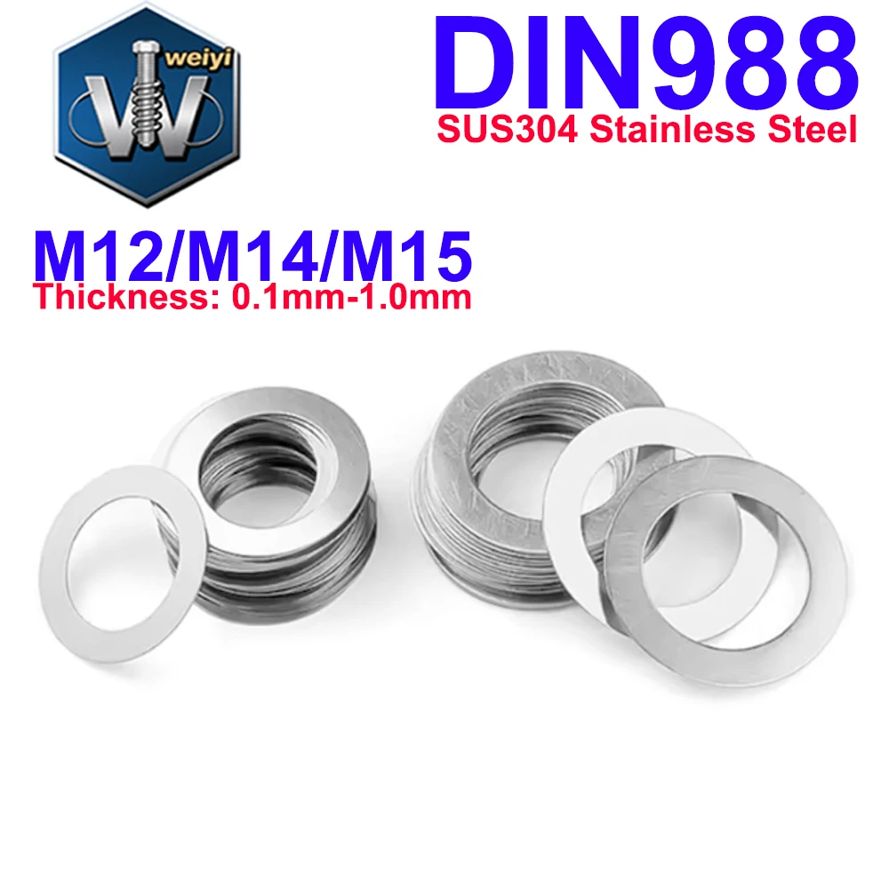

Weiyi регулировочные шайбы из нержавеющей стали M12 M14 M15