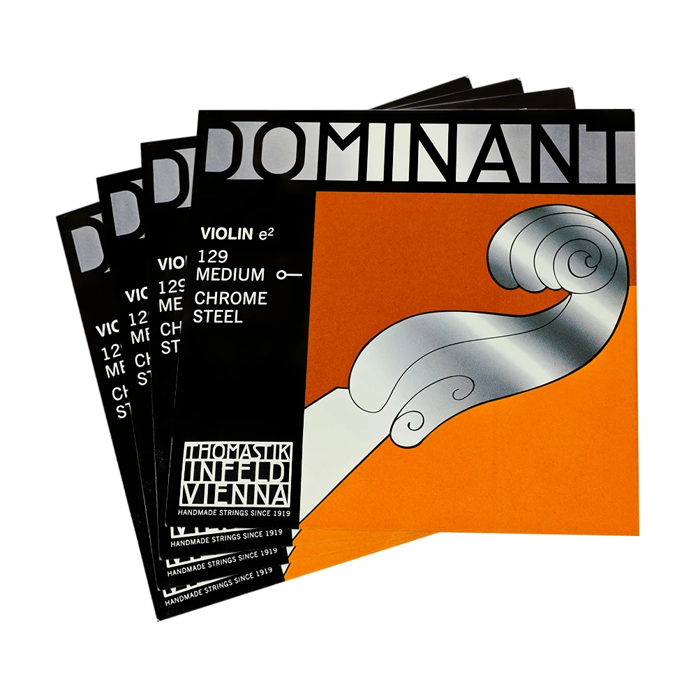 1 комплект 4/4 полноразмерные новые струны для скрипки 135B Dominant высококачественные