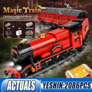 MOULD KING 12010 High-Tech Car APP RC Motorized Magic Train Model Building Blocks Kids Assembly Toys in Pakistan