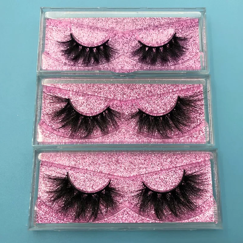 

NEW2022 100% Real Siberian 5D Mink Fur Strip False Eyelash Long Individual Eyelashes Makeup Mink Lashes Extension