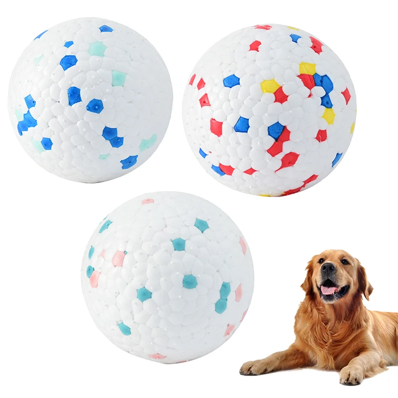 

3 шт./компл. твердая искусственная Веселая собака надувной мяч нетоксичный мяч для чистки зубов Светильник собака жевательные игрушки товар...