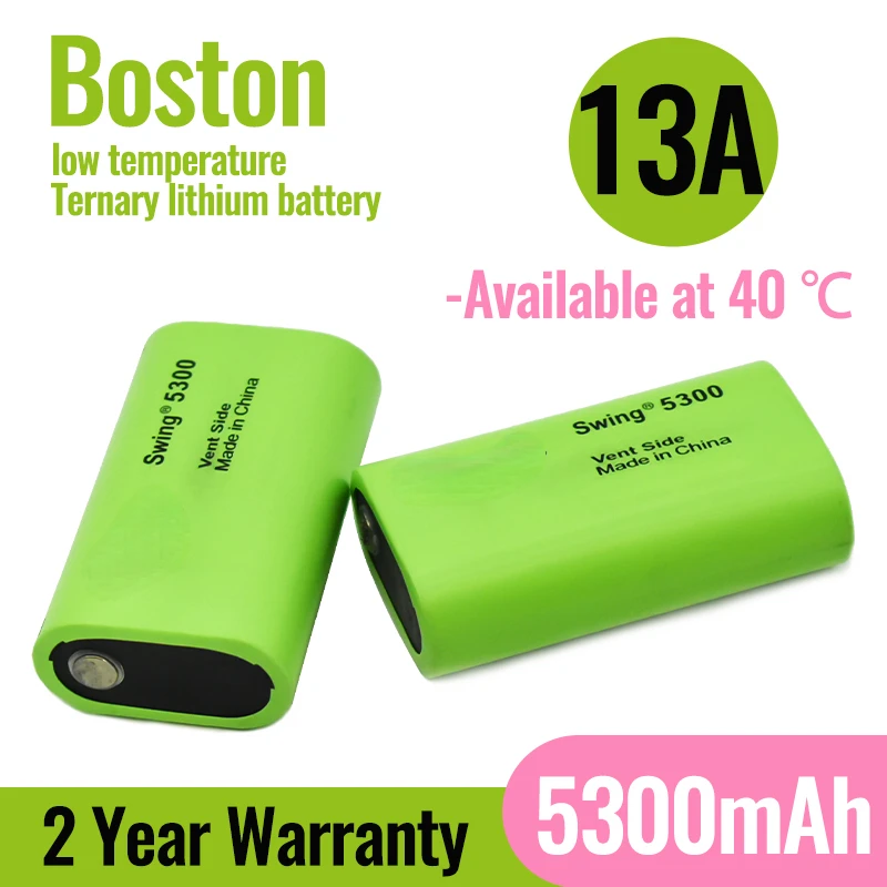 

New Original Battery For BOSTON POWER SWING 5300 5300mAh 3.7V Low Temperature Fuel Lithium Batteries Cell 13A Discharge