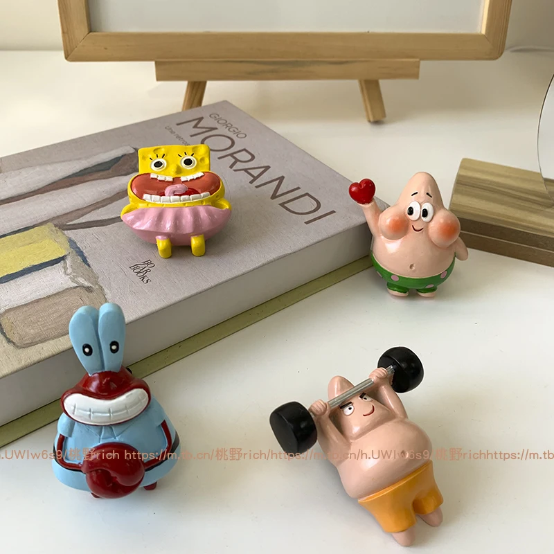 Spongebobed Squarepantsed Patricked Star Car Aromatherapy Vent Decorations/refrigerator Magnet Model Toys Anime Action & Toy