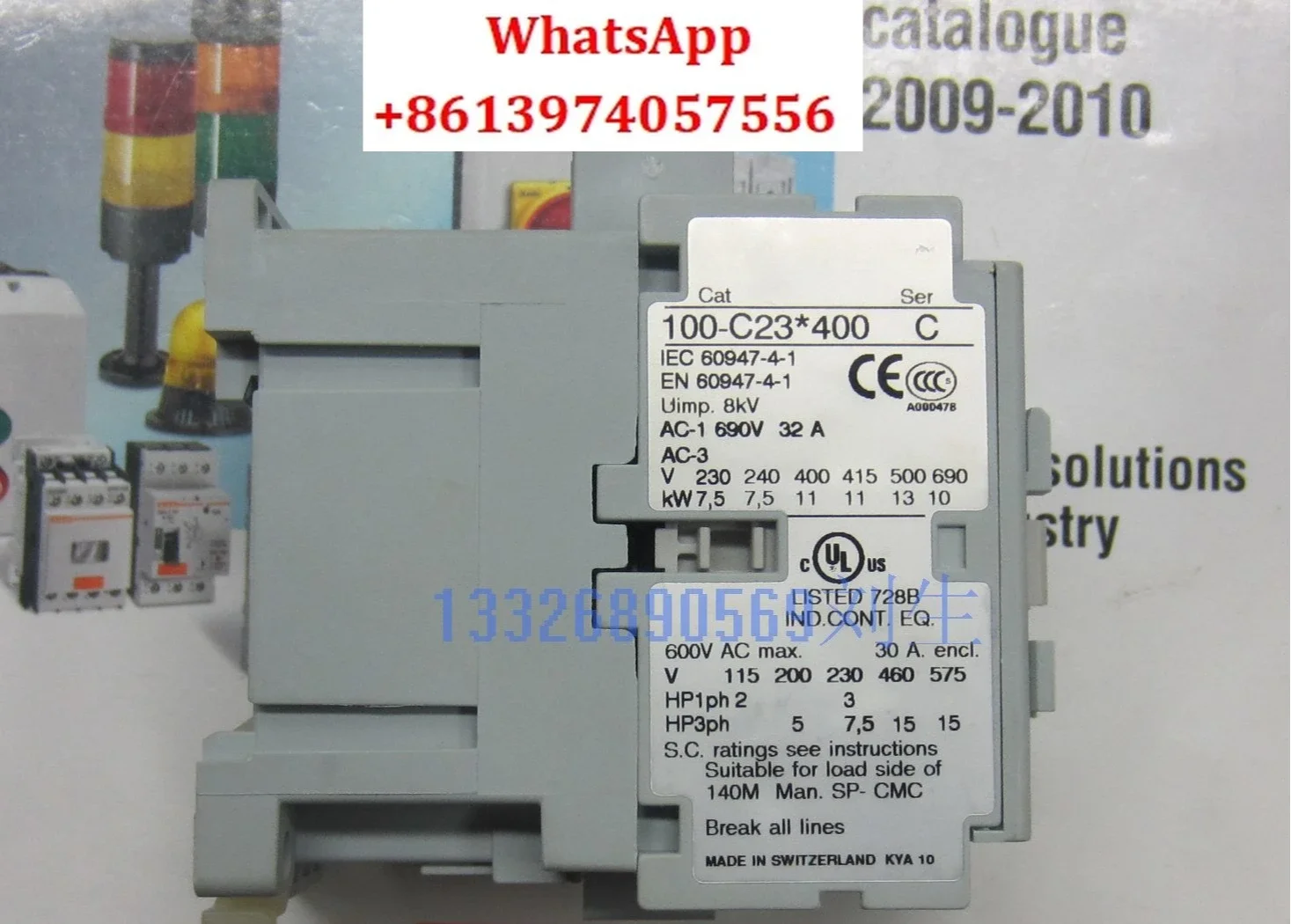 100-C23KF400 Оригинальный 100-C23 * 400 Новый контактор Allen-Bradley