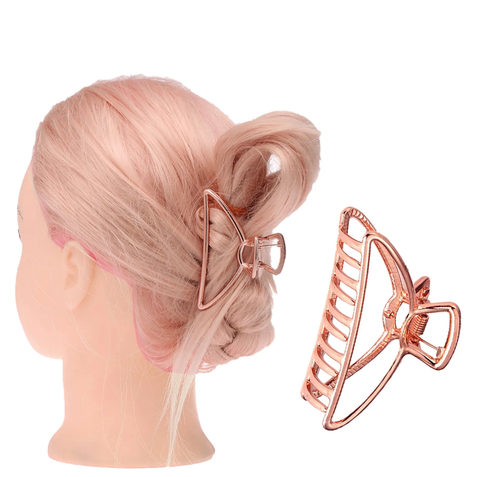 

Модная женская геометрическая заколка для волос, золотые полые зажимы, металлическая заколка для волос, винтажная шпилька для волос, аксессуары для волос