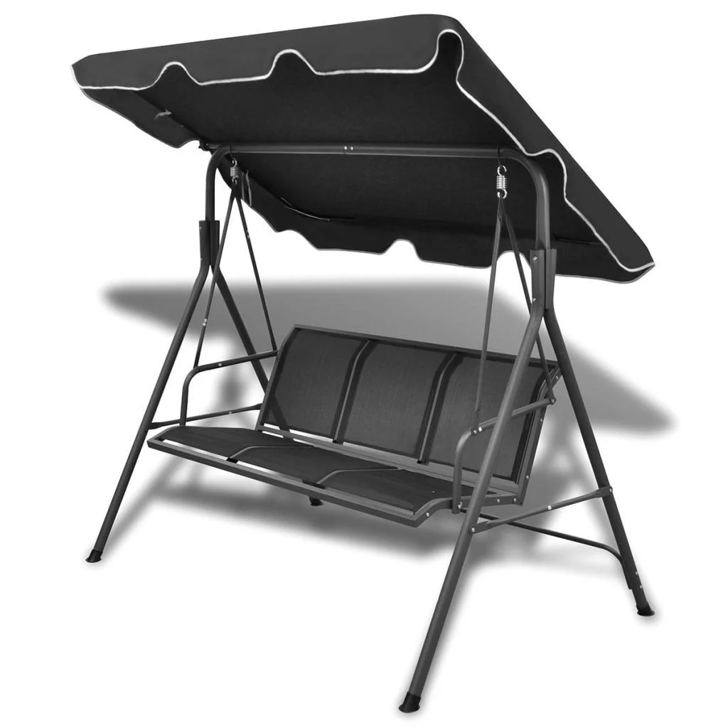 

Black Garden Swing Chair