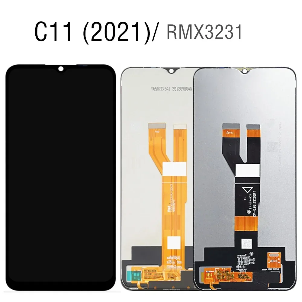 Для Realme C11 2021 RMX3231 ЖК-дисплей преобразователь сенсорного экрана в сборе замена