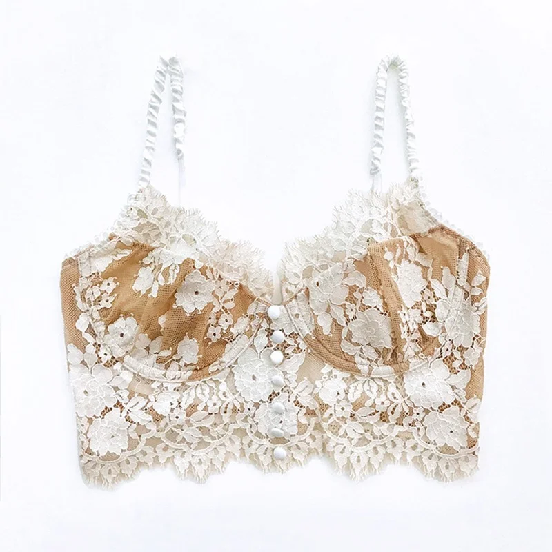 Бюстгальтер с открытой спиной в европейском стиле сексуальное кружевное нижнее