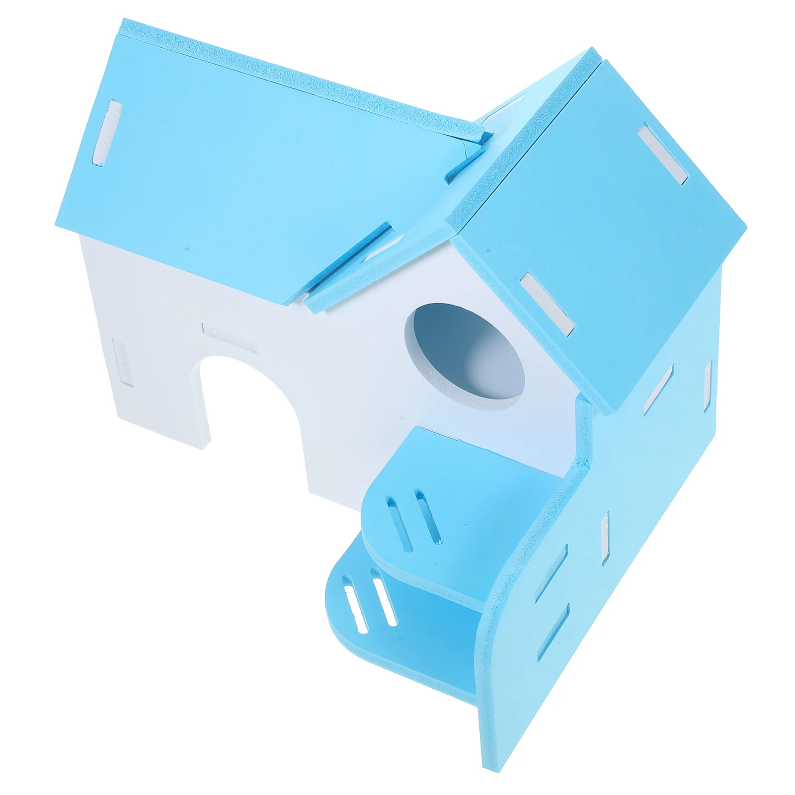 

Guinea House Hide Hideout Chinchilla Small Animals Habitat Double Layer House