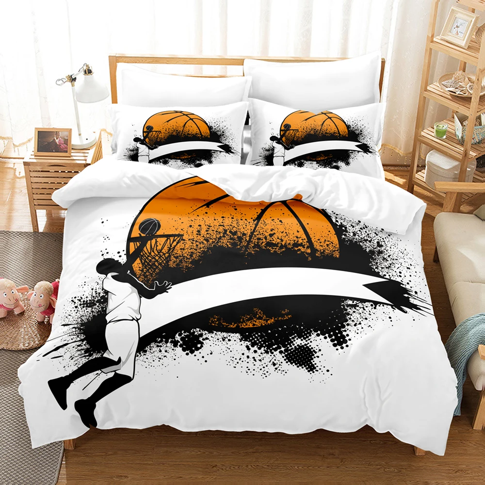 

3D basketball Sets Duvet Cover Set With Pillowcase Twin Full Queen King Bedclothes Bed Linen