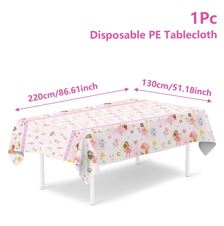 

Одноразовая скатерть Wayfun "Весенние цветы Фея"