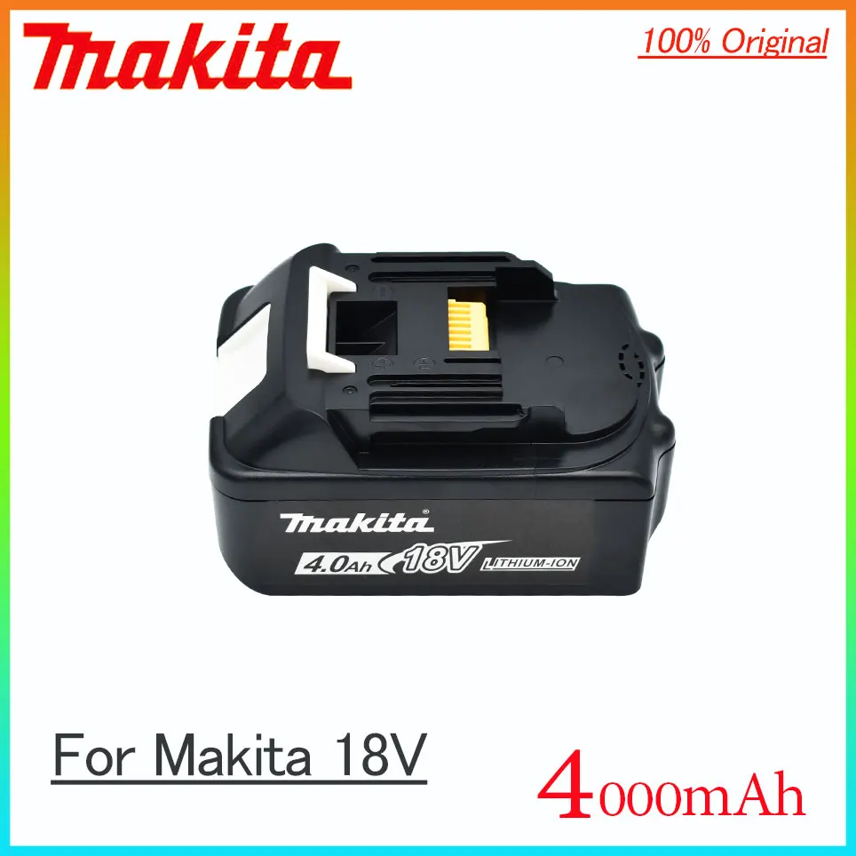 

18V BL1830 4.0Ah Makita Original 4000mAh BL1815 BL1860 BL1840 194205-3 Rechargeable Li-IonBattery Replaceable Power Tool Battery