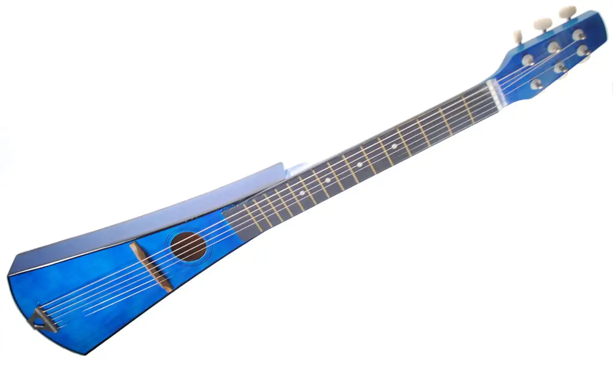 

String Backpacker Travel Guitar with Bag - Blue