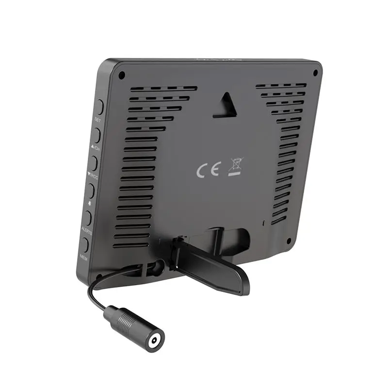 Беспроводная цветная Метеостанция Baldr с оповещениями большой ЖК-дисплей