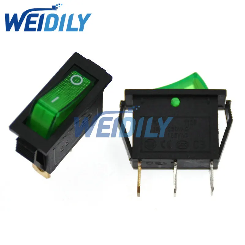 

WEIDILY КД3-101N переключатель 5шт красный/зеленый светодиодный 16А/250В 20А/125В