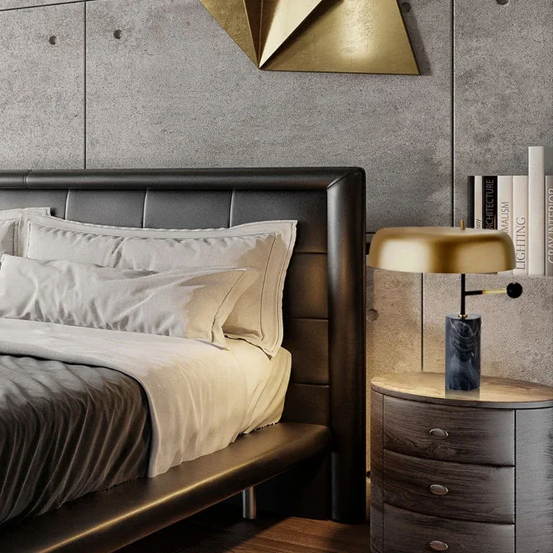 Оригинальная мраморная настольная лампа современный дизайнер роскошная