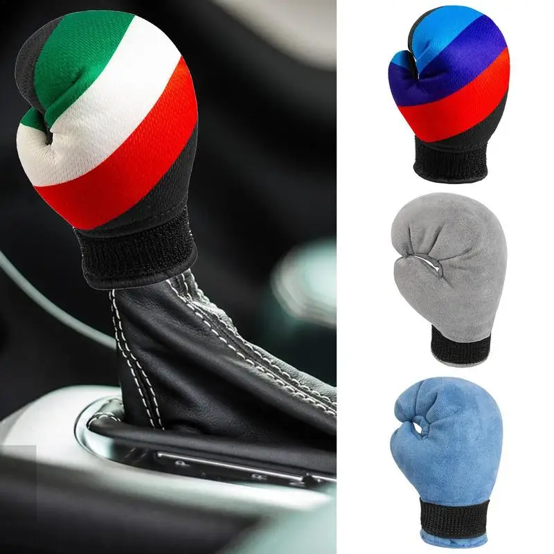 

Universal Car Gear Shift Cover Automotive Comfortable Shift Knob Cover Funny Boxing Gloves Gear Shift Knob Cover Car Supplies