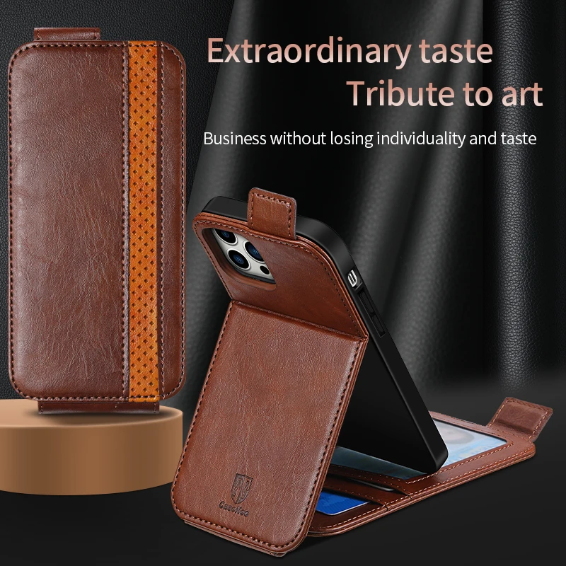 

Deluxe magnetic adsorption leather fitted case For iphone 14 13 12 11 Pro XSMAX XR XS 6 7 8plus Card Holder Cover Case