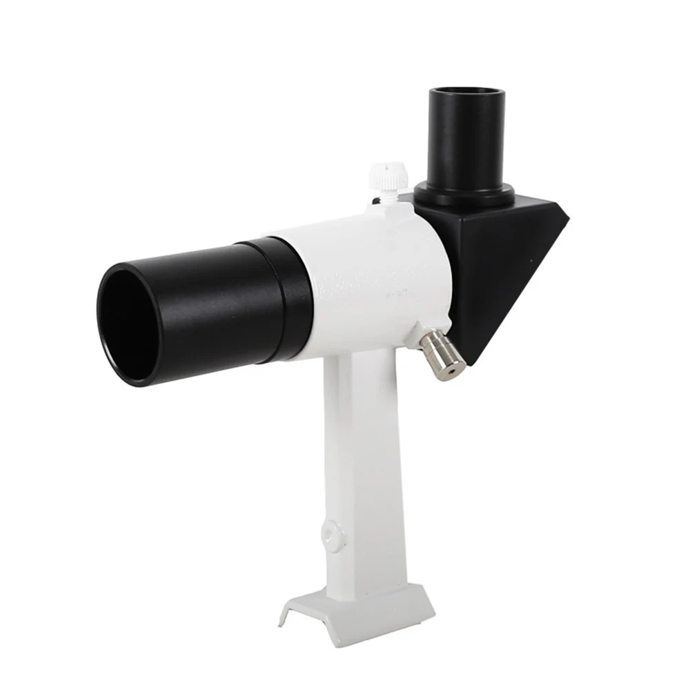 6X30 Right-angle Finderscope/Metal Lens Barrel/Bracket/Full-coated Broadband Green Film Up and Down Positive Built-in Crosshairs