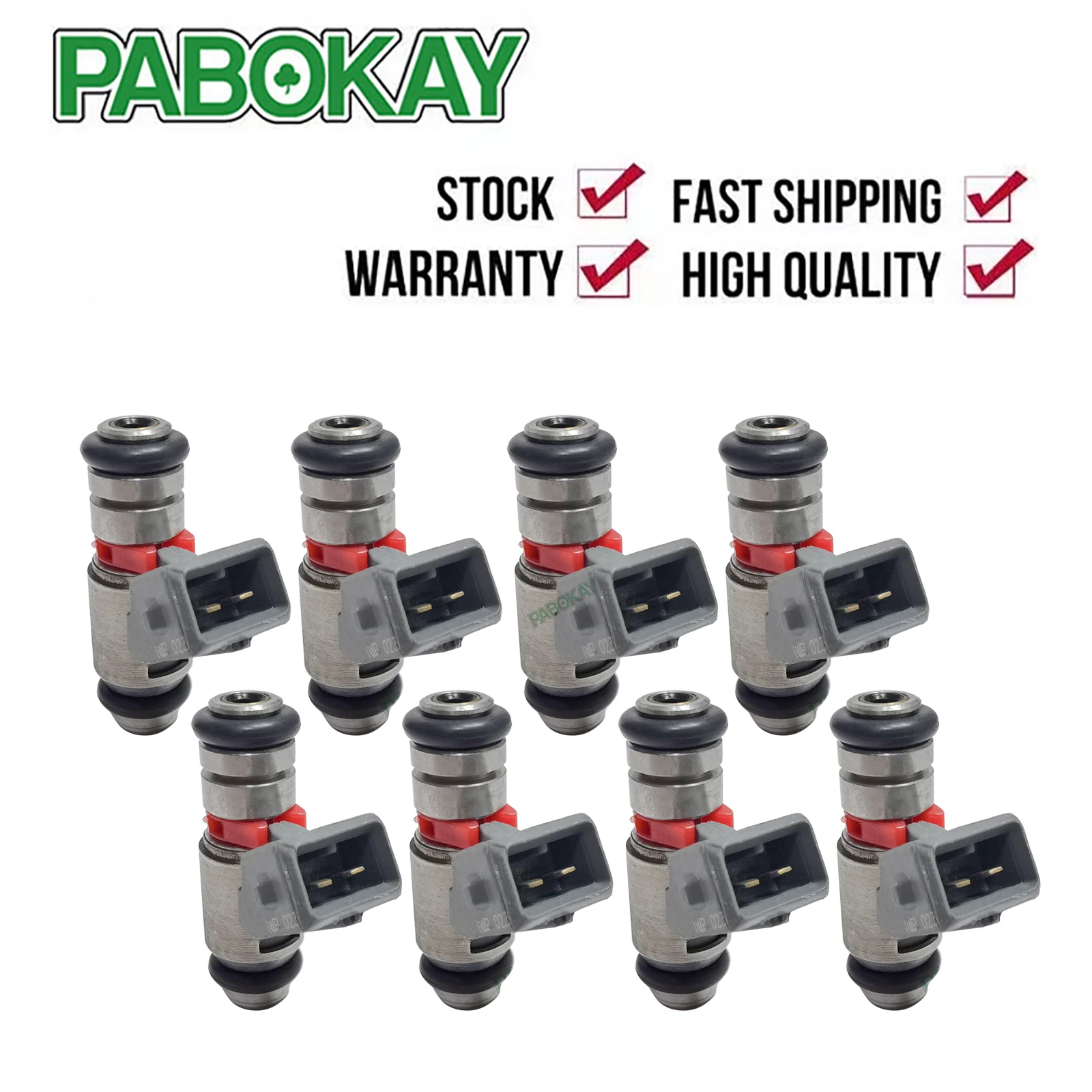 

8 pieces x Fuel injector For VW Caddy Golf polo Vento FIAT Punto SEAT Ibiza Cordoba IWP023 46433547 214310002310 FJ1072312B1