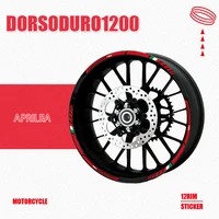 motorcycle bike edge outer reflective rim sticker stripe wheel decals for aprilia dorsoduro 1200 dorsoduro1200