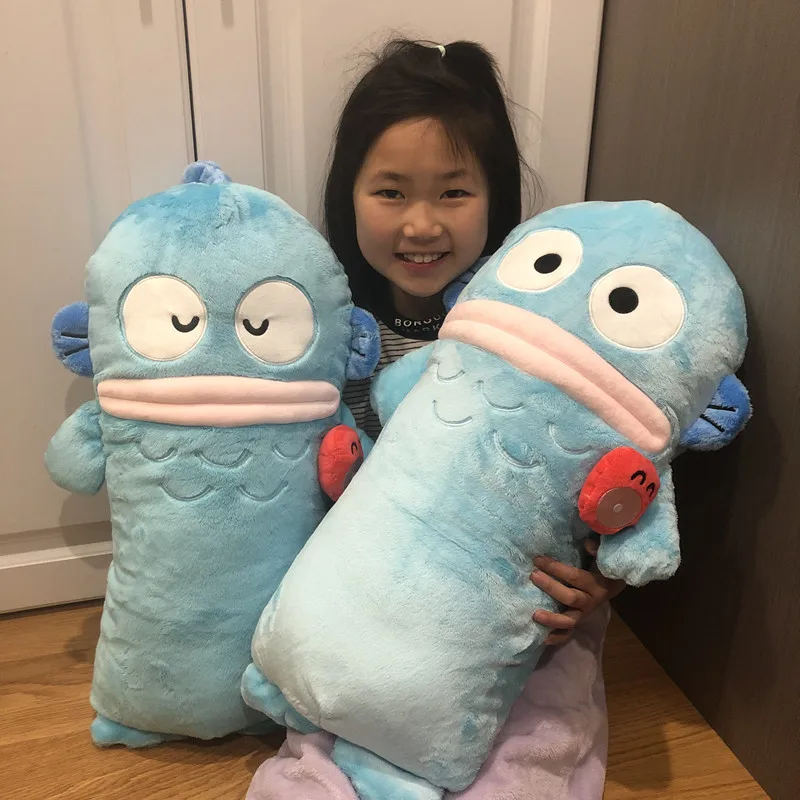 

Длинная плюшевая подушка Sanrio, плюшевая игрушка, украшение для дивана, рождественский подарок для ребенка, 62x35 см