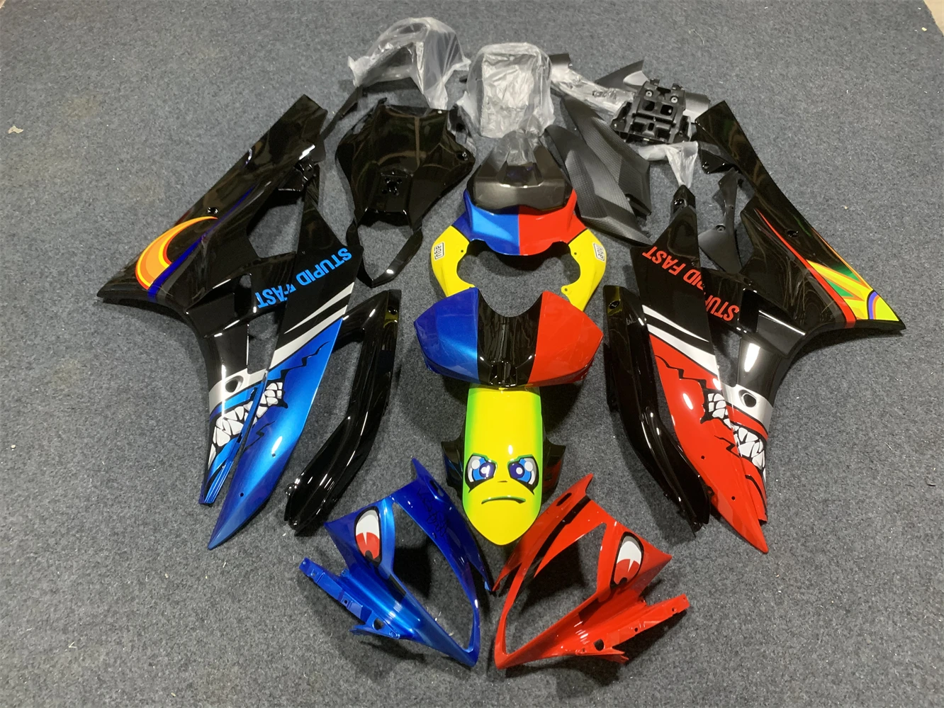 

Обтекатель мотоцикла для Yamaha R6 06-07 YZF600 2006 2007 обтекатель красный синий черный желтый серый защитная пластина корпуса