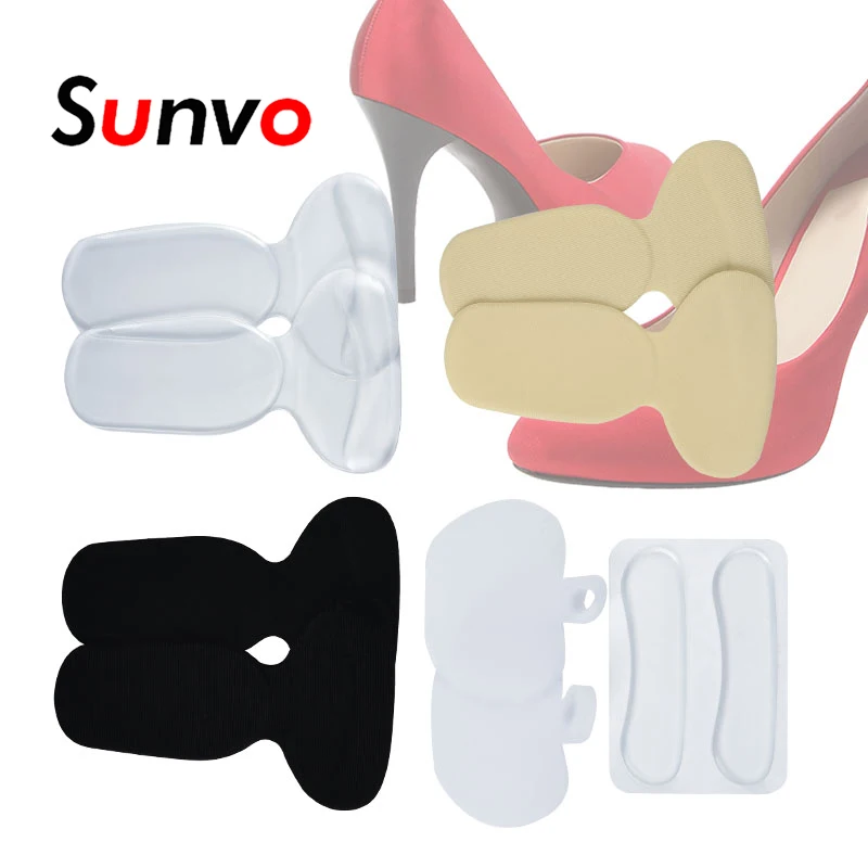 

Gel Pads for Women Hight Heel Inserts Liner Self-Adhesive Anti-slip Sticker Relieve Foot Pain Silicone Heels Protector 5Ps/Set