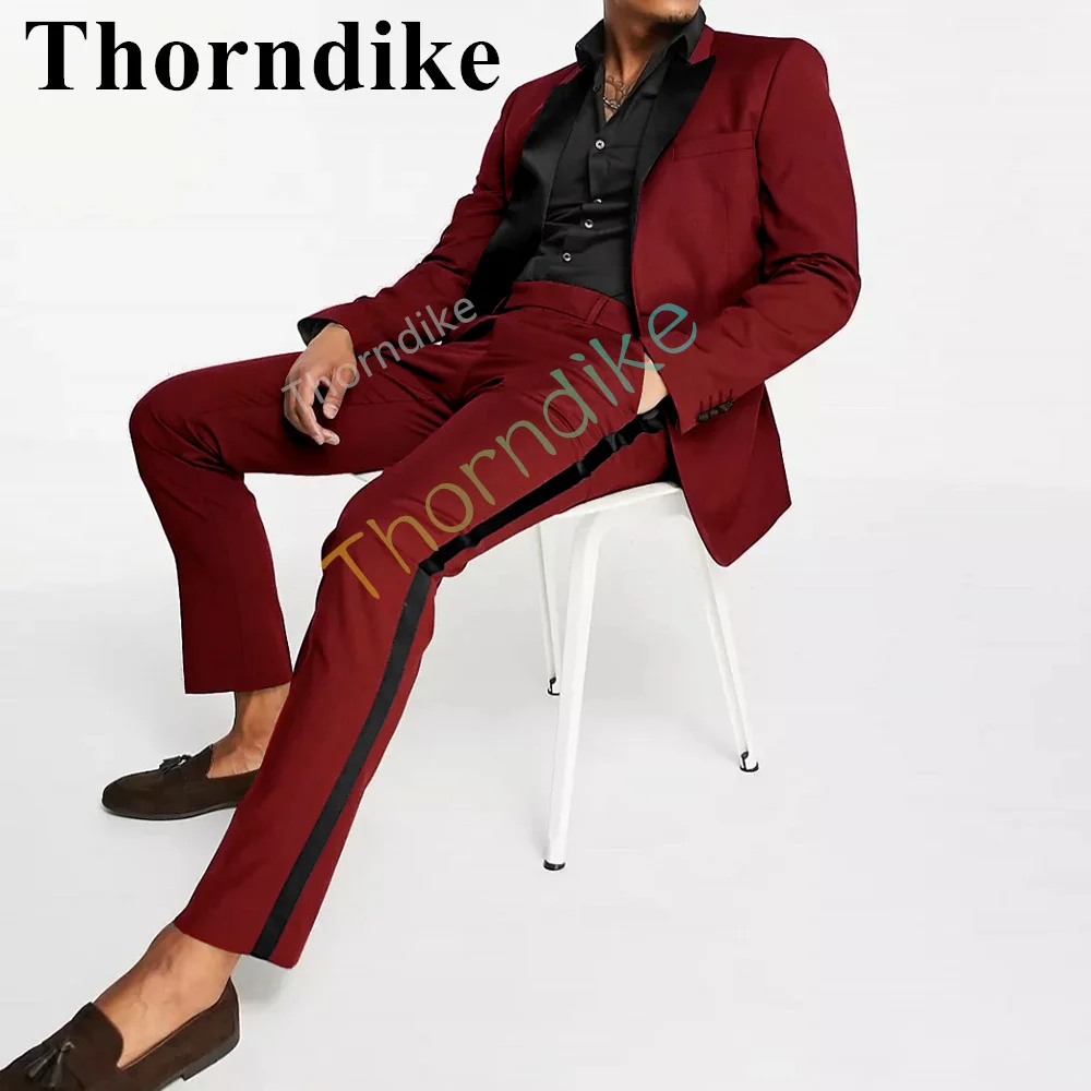 Новое поступление трендовый Повседневный смокинг для жениха Thorndike