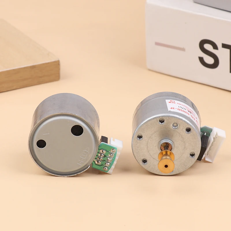 Фото EG530SD-3F DC5-12V 3-скоростной металлический двигатель проигрывателя 33/45/78 об/мин, монтажные отверстия 25 мм, рукав для проигрывателя пластинок №5