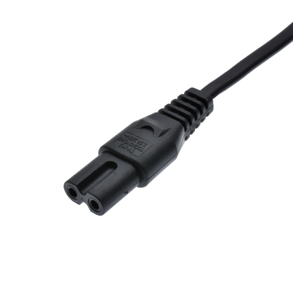 Штекер IEC 60320 C8 к гнезду C7 штекер-гнездо удлинитель питания Главный адаптер Кабель