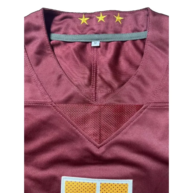 Мужской трикотаж для американского футбола дышащий регби Redskins с v-образным