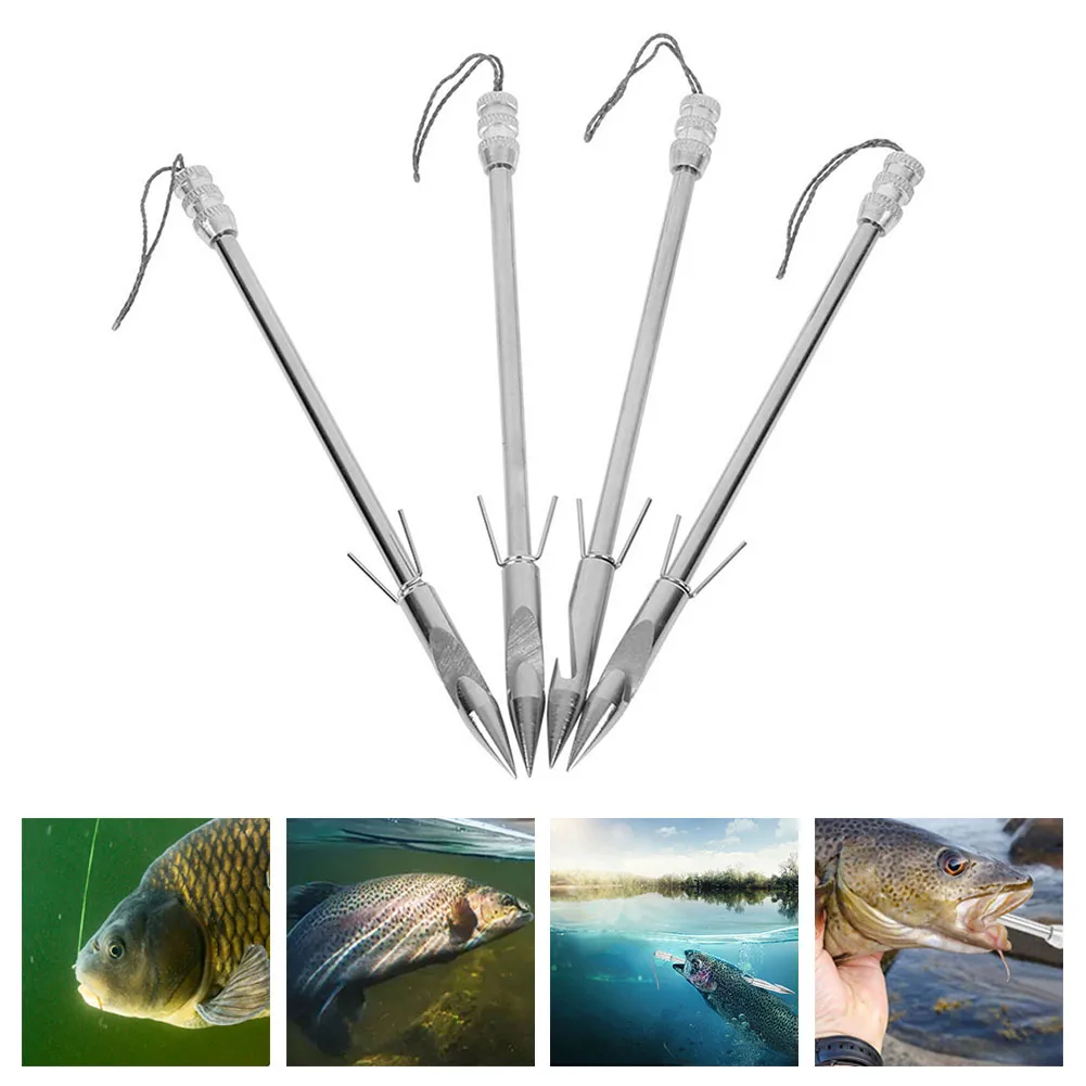 

1/3/5Pcs Stainless Steel fishing darts can use as Fishing slingshot fishing arrow Archery Arrowhead Tips hunting fish Accessorie