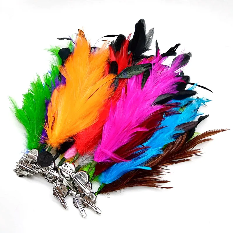 

1Bunch Turkey Feathers Plumes Flowers Diy Craft Supplies Headdress Wedding Decoration Table Centerpieces Accessories Needlework