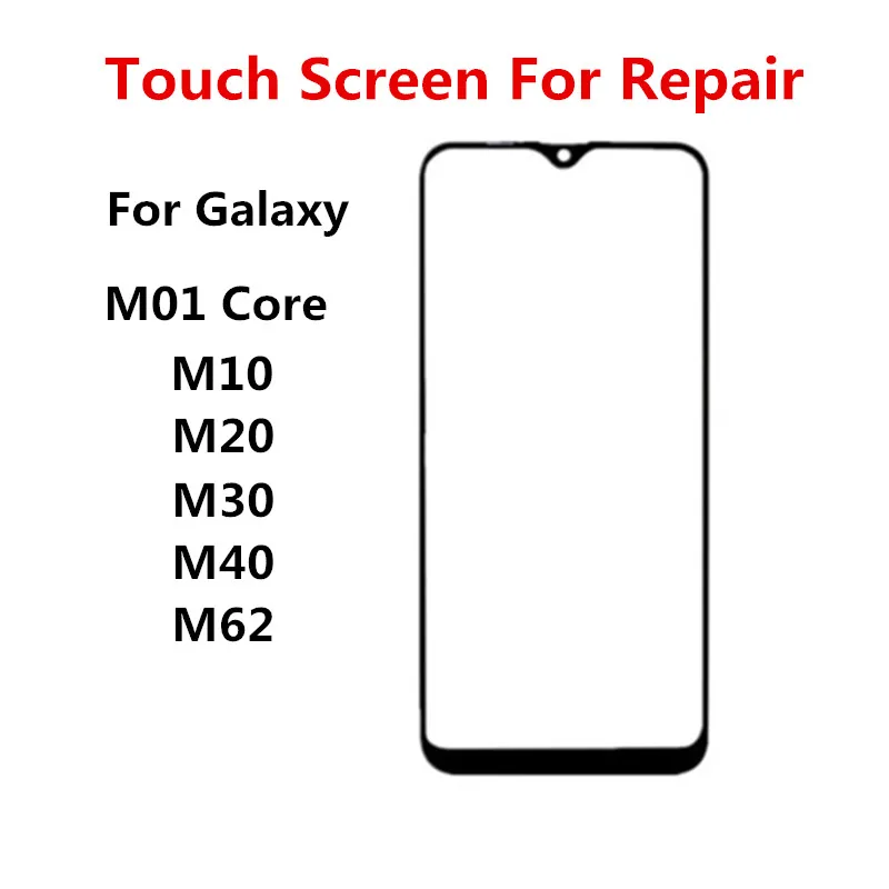 Внешний экран для Samsung Galaxy M01 Core M10 M20 M30 M40 M62 Сенсорная панель ЖК-дисплей передняя