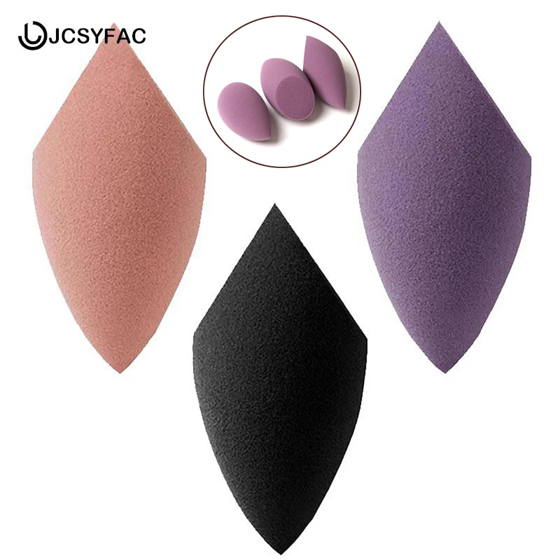 1PCS Beauty Egg Shaped Makeup Puff Microfiber Velvet Sponge Makeup Blender Powder  Foundation Concealer Cream Cosmetic Sponge
