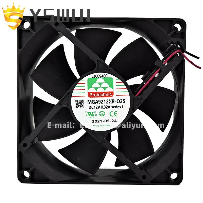 

100% Original MGA9212XR-O25 I 12V 0.32A 9225 2900rpm new Yongli fan