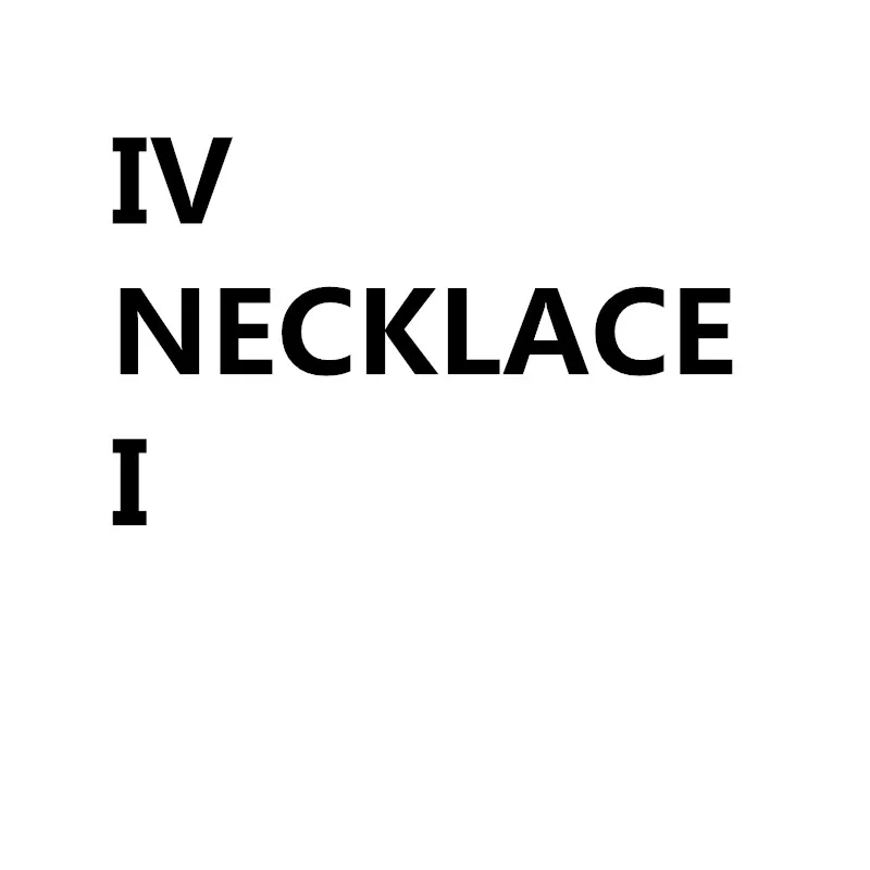 

Ожерелье IV I