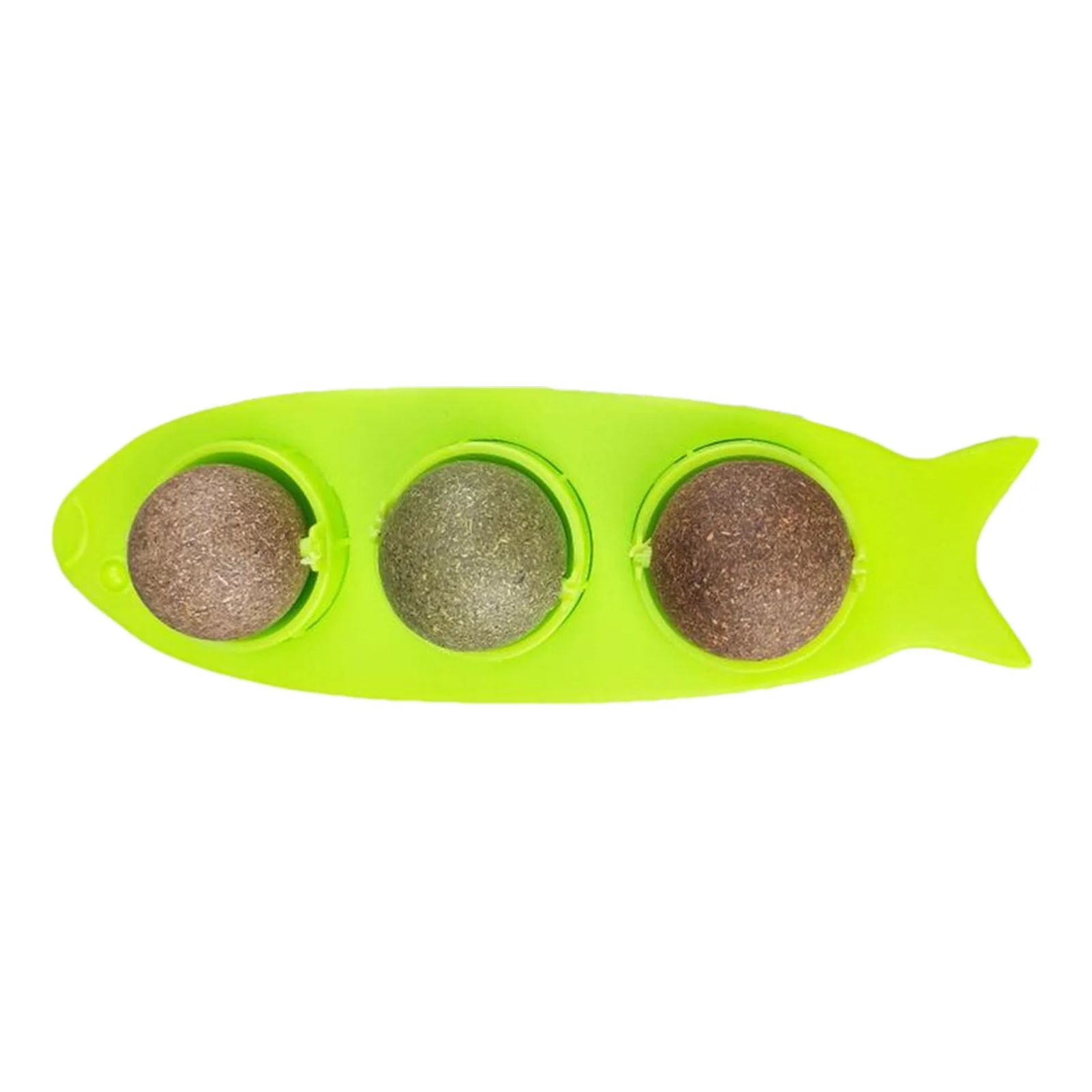 

Catnip Rollerball Wall 3 In 1 Catnip Wall Ball Toys Rotatable Cat Snack Edible Balls With Natural Healthy Catnip Cleaning Teeth