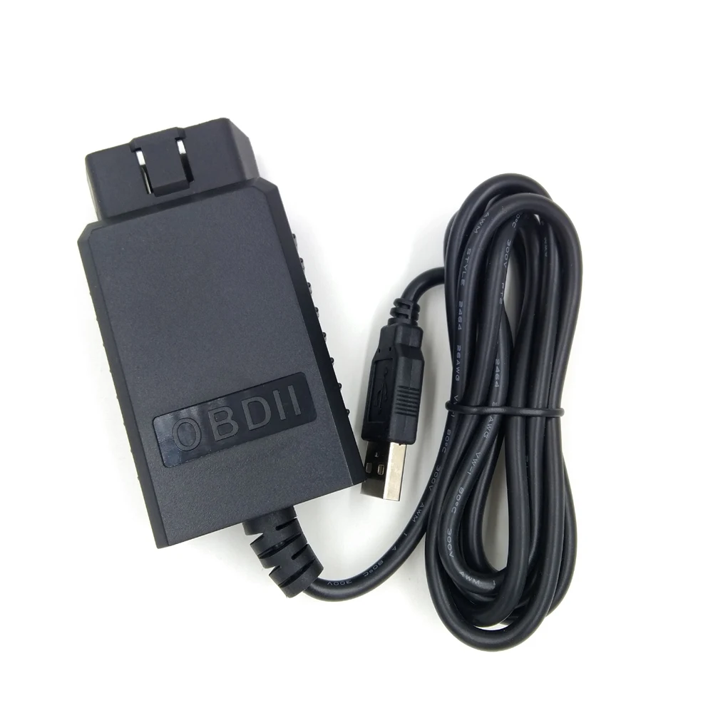 Сканер ELM 327 V1.5 с USB интерфейсом CH340T OBD2 OBDII автомобильный считыватель кодов