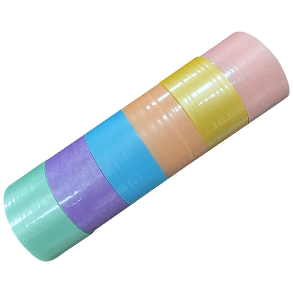 

6 рулонов клейкой ленты с шариками, клейкие шарики, игрушка-фиджет «сделай сам», цветные ленты, расслабляющая Скрапбукинг, декомпрессия
